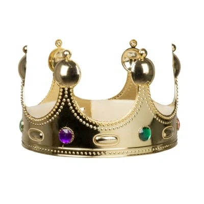 Image de couronne de roi or pierres colorées enfant 01316