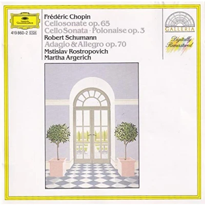 Afbeelding van Mstislav Rostropovich, Martha Argerich Chopin: Cello Sonata; Polonaise / Schumann: Adagio (CD)