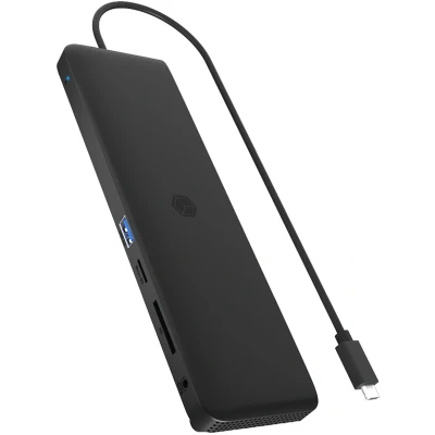 Afbeelding van ICY BOX IB DK2116 C, USB Type C® Notebook DockingStation C laptopdockingstation Geschikt voor merk: Universeel Incl. laadfunctie, Geïntegreerde kaartlezer,