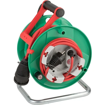 Afbeelding van Brennenstuhl Garant G Bretec IP44 Kabelhaspel (Buiten voor de tuin met 23+2m kabel in rood, speciale kunststof, korte termijn buitengebruik, Made Germany)