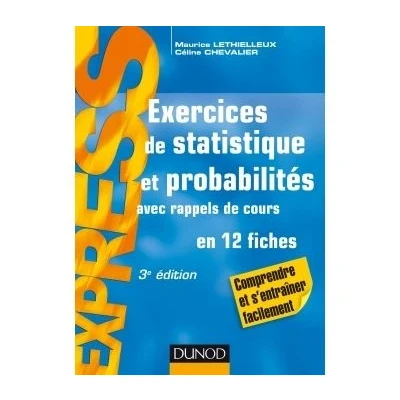 Image de Exercices de statistique et probabilités 3e éd. Avec rappels cours