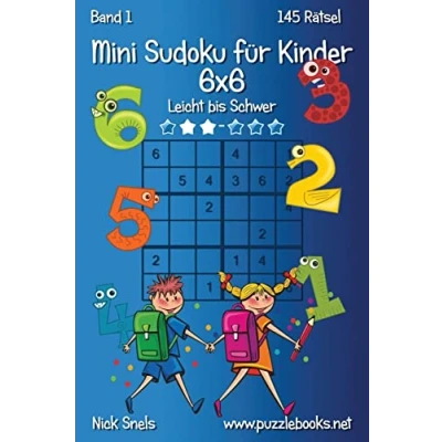 Afbeelding van Mini Sudoku Fur Kinder 6x6 Leicht Bis Schwer Band 1 145 Ratsel
