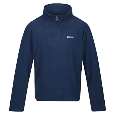 Afbeelding van De Regatta Thompson Wandelfleece Heren Halve Rits Sneldrogend Donker Blauw
