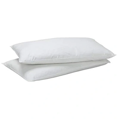 Image de Pikolin home 2 x Oreilleres en duvet 50%, avec housse 100% coton lavable à la machine. 45x70 (pack) cm