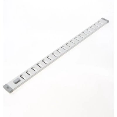 Afbeelding van Gavo Schuifrooster aluminium wit gaas 470 x30 mm