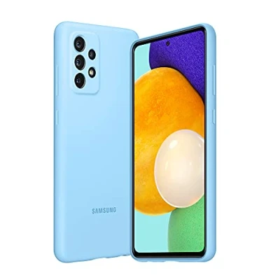 Image de Samsung Galaxy A72 Coque de protection silicone Bleu