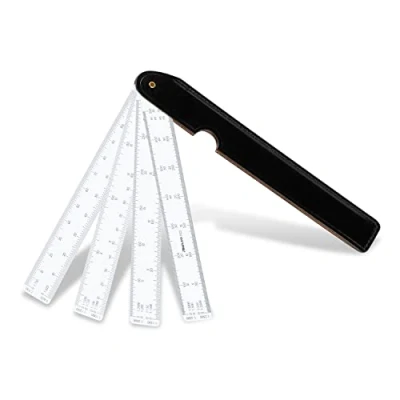 Afbeelding van Aristo Ar 1322 Waaierliniaal Schaal 1:625:750 1000:1250:1500