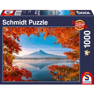 Afbeelding van Herfstmagie bij de Fuji Puzzel (1000)