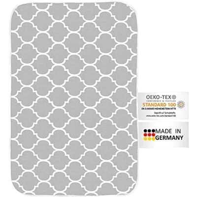 Afbeelding van Strijkplankhoes, 110 x 30 cm, voor stoomstrijkijzer, met elastische band, aantrekbaar, made in Germany high speed zone, Thermo Reflect, dik schuim en molton, maat S