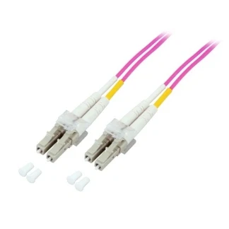 Afbeelding van 1 m Glasvezel Kabel LC OM4
