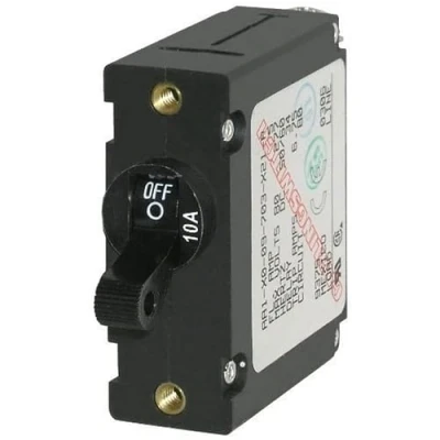 Afbeelding van Magnetische stroomonderbreker Serie A (stroom: 10 Amp) zwart (BS7204)