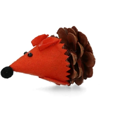 Afbeelding van Forest Friends Mouse Orange Kattenspeeltje met Madnip Kattenspeelgoed Kattenkruid Kattenspeeltjes 8 cm