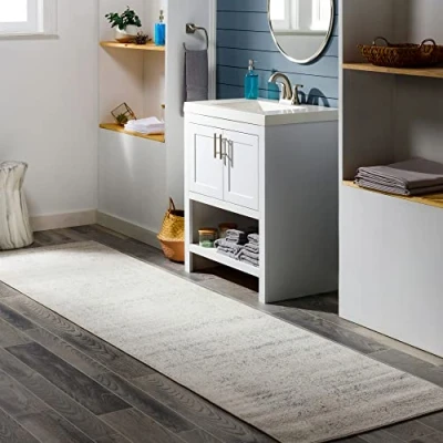 Afbeelding van SURYA JULIETTE Vintage oosters tapijt Grijs/wit