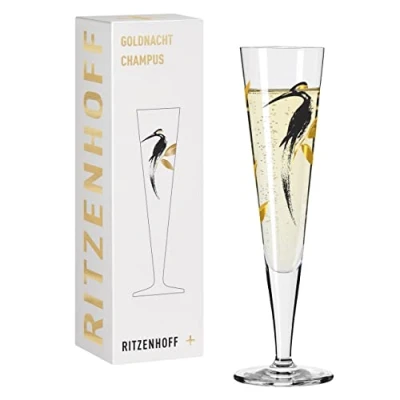 Afbeelding van Ritzenhoff Goldnight 1071021#21 champagnefluit kristal goud 205 ml
