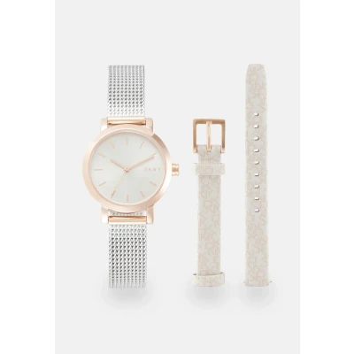 Afbeelding van DKNY dames Soho horloge NY6605SET in de kleur Roségoud