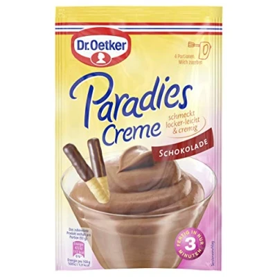 Afbeelding van Dr. Oetker Paradise roomchocolade (Paradies Creme Chocolade) Totaal gewicht 375 g