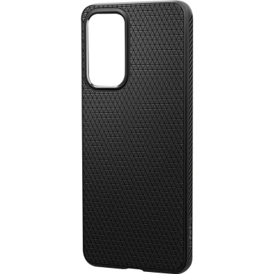 Afbeelding van Spigen Hoesje geschikt voor Samsung Galaxy A53 Telefoonhoesje Flexibel TPU Rugged Armor Backcover Shockproof Schokbestendig Anti Shock Proof Zwart
