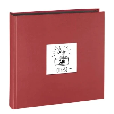 Image de Album photo Jumbo Fine Art, 30 x cm, 100 pages noires, bordeaux