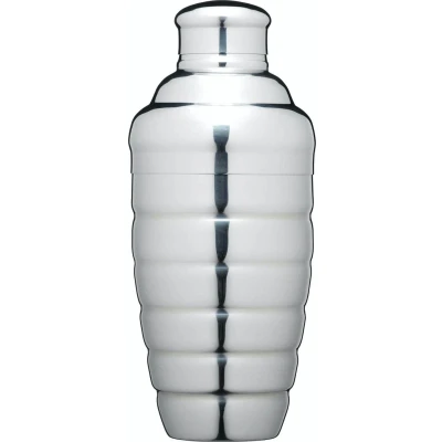 Afbeelding van BarCraft Cocktailshaker, 0.5 L, RVS, Geribbeld