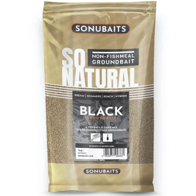 Afbeelding van Sonubaits So Natural Groundbait Black 1kg