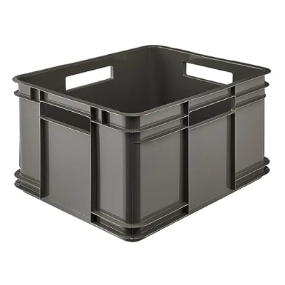 Afbeelding van Opbergdoos, Eco Plastic (PP), 43x35x24 cm, 28 l, grijs