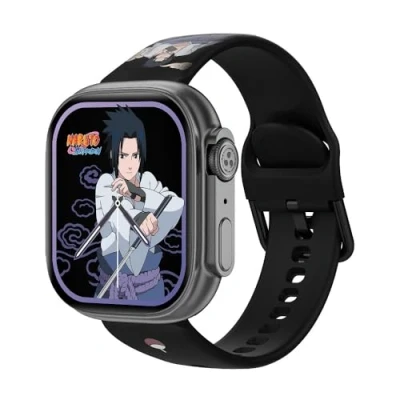 Afbeelding van Abyx Fit Touch 5 Sasuke Uchiwa Smart Horloge Ruimte Grijs