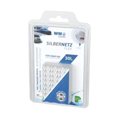 Afbeelding van WM aquatec Zilvernet voor waterbesparing zoetwatertanks tot 30 liter bespaart in totaal 3.500 water door automatische dosering van zuivere zilverionen