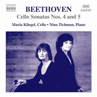 Afbeelding van Maria Kliegel &amp; Nina Tichmann Beethoven: Cello Sonatas Nos. 4 5 (CD)