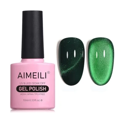 Afbeelding van AIMEILI 10 ml nagellak, magnetisch, gel, Cat&#039;s Eye UV, LED, manicure, pedicure, eenvoudig aan te brengen, 757