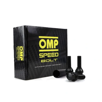 Afbeelding van Set Bouten OMP 27 mm Zwart 20 uds M14 x 1,25