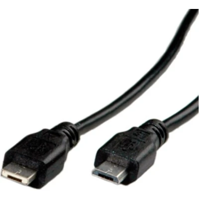 Afbeelding van ROLINE USB 2.0 Kabel, Micro A Male B Male, 1,8m