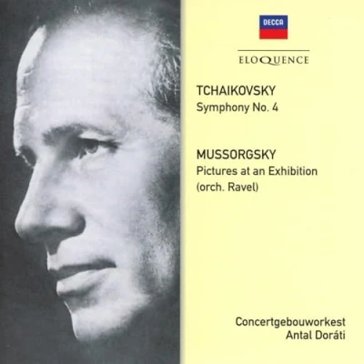Afbeelding van Symphony No.4/Pictures.. Tchaikovsky/Mussorgsky