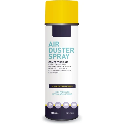 Afbeelding van Airduster spray compressed gas perslucht spuitbus luchtspray 600ML