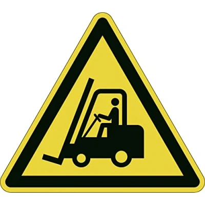 Afbeelding van Durable 173404 Symbool waarschuwing voor heftrucks Geel, Zwart 1 stuk(s)