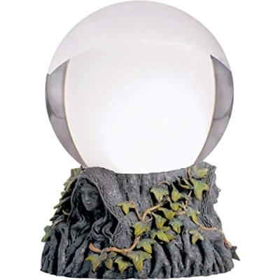 Afbeelding van Nemesis Now Maiden Mother Crone kristallen bolhouder en bol, 24 cm, grijs