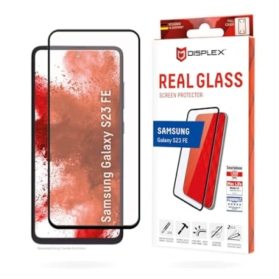 Afbeelding van Displex Screenprotector Geschikt voor Samsung Galaxy S23 FE Real Glass FC