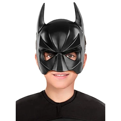 Afbeelding van Funidelia Batman Masker voor jongens The Dark Knight, Superhelden, DC Comics Accessoires kinderen, kostuum accesoires Zwart