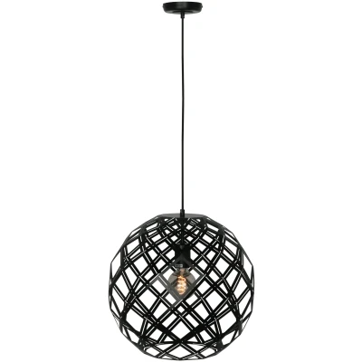Afbeelding van Freelight Hanglamp Emma 30 cm bol zwart