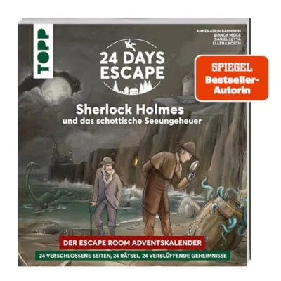 Afbeelding van 24 DAYS Escape Der Room Adventskalender: Sherlock Holmes und das schottische Seeungeheuer