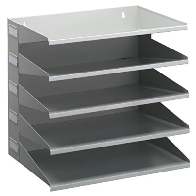 Afbeelding van Durable 336010 vakken, horizontaal, 5 grijs