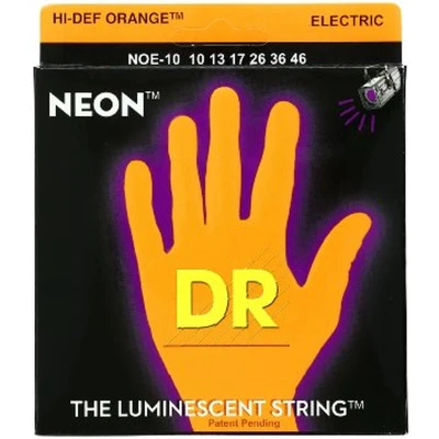 Afbeelding van DR NOE 10 46 Neon lichtgevende snaren Elektrische gitaarsnaren