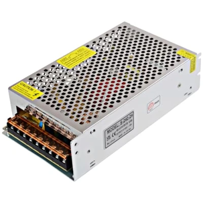 Afbeelding van DC 24 V schakelvoeding AC 110 V/220 naar 10 A 240 W transformator voor ledlampen, ledstrips