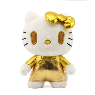 Image de Peluche Yume Hello Kitty 50th Anniversary Edition Blanc et Or