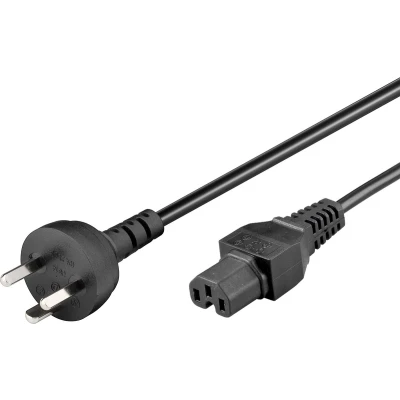 Afbeelding van Microconnect PE130418 electriciteitssnoer Zwart 1,8 m C15 stekker
