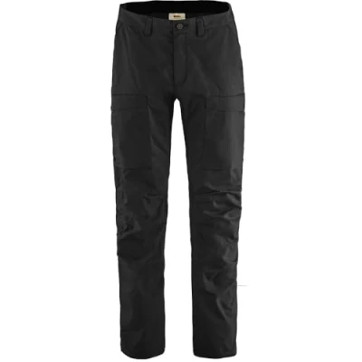 Afbeelding van Fjällräven Abisko Hybrid Trail Wandelbroek Heren Black 48 Large Zwart