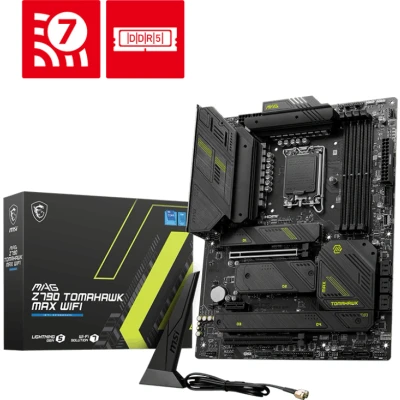 Afbeelding van MSI MAG Z790 TOMAHAWK MAX Wifi Moederbord Socket Intel 1700 Vormfactor ATX chipset Intel®