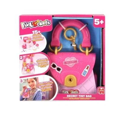 Afbeelding van FUNLOCKETS My mini Secret Bag Personaliseerbare en creatieve tas om overal mee naartoe te nemen! Vind sleutels ontdek mysteries; meer dan 15 verrassingen binnen! Speelgoed kinderen vanaf 5