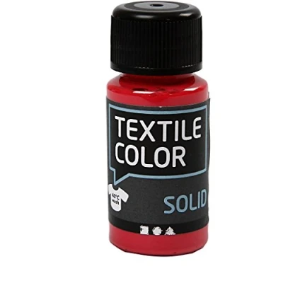 Afbeelding van Creativ Company Textile Color Dekkende Textielverf Rood, 50ml