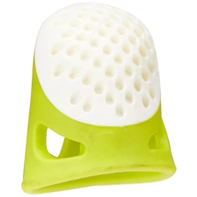 Afbeelding van Prym Ergonomische vingerhoed van kunststof, groot, lichtgroen