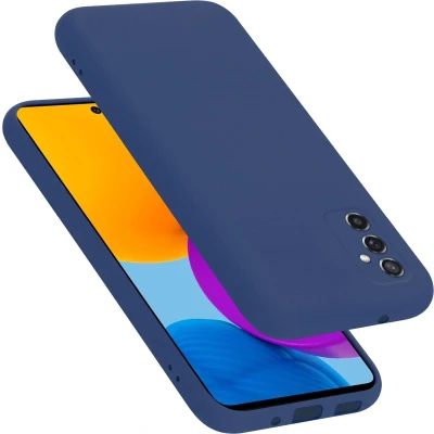 Afbeelding van Cadorabo Hoesje geschikt voor Samsung Galaxy M52 5G in LIQUID BLAUW Beschermhoes gemaakt van flexibel TPU silicone Case Cover